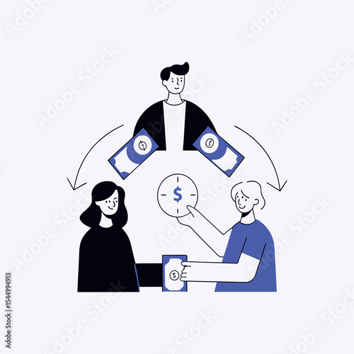 business man and woman