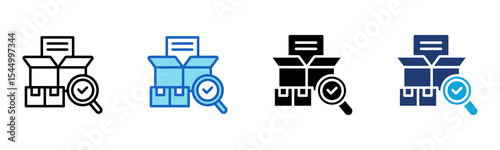 Product Research icon Multi Style Vector Illustration 