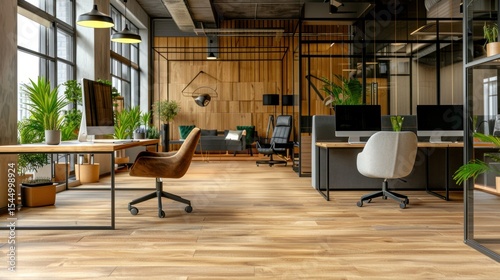 Comfortable office with professional design stock photo --ar 16:9 --raw --v 6 Job ID: e334ab58-58c3-421f-b588-9f39e2560802