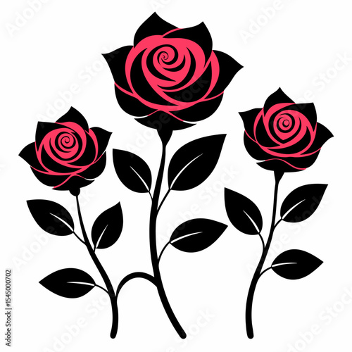 seamless pattern with roses
