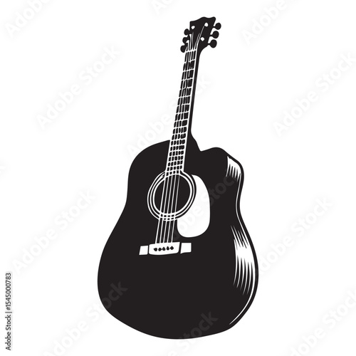 Guitar Musical instrument illustration, music Instruments Design Sublimation, music clipart 