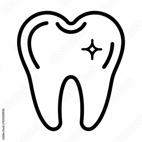 vector tooth icon