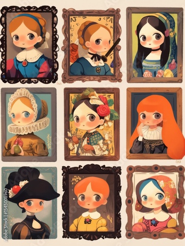 9 Art Icons: Playful Homage to Famous Paintings in Wooden Frames photo