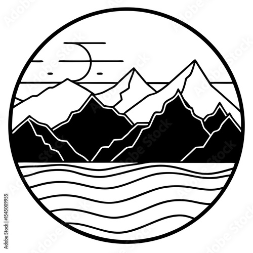 Gradient Alpine Vista