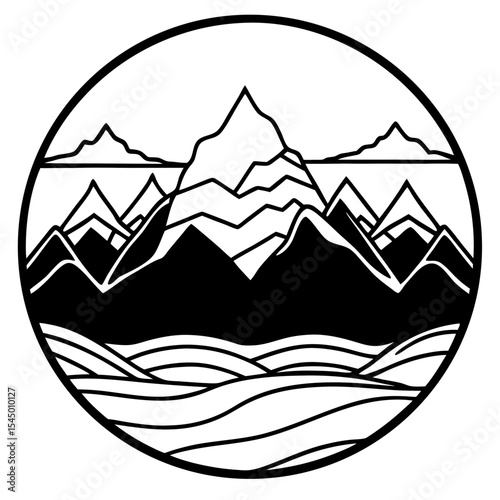 Gradient Alpine Vista