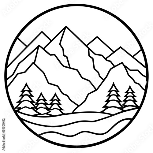 Gradient Alpine Vista