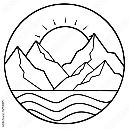 Gradient Alpine Vista