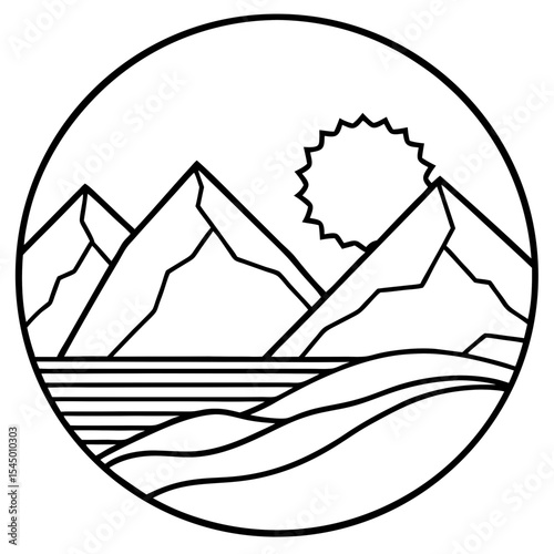 Gradient Alpine Vista