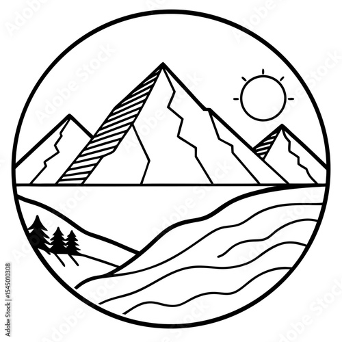 Gradient Alpine Vista