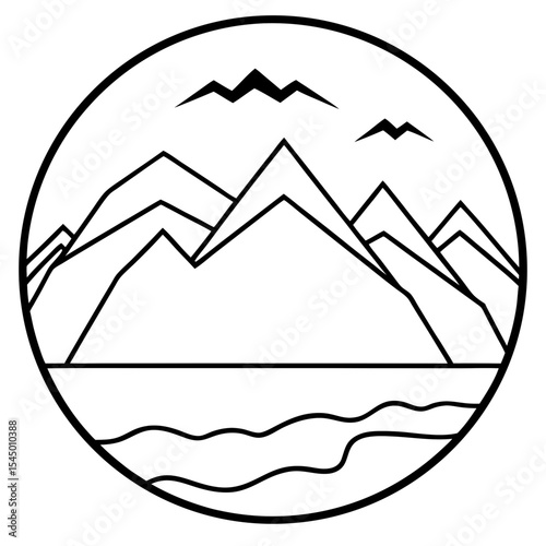 Gradient Alpine Vista