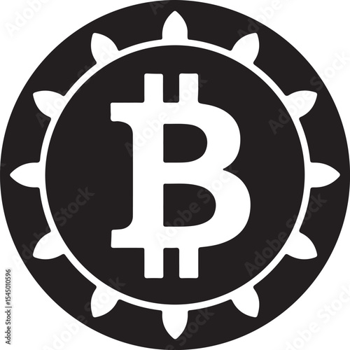 Bitcoin Cryptocurrency Digital Currency Symbol Icon