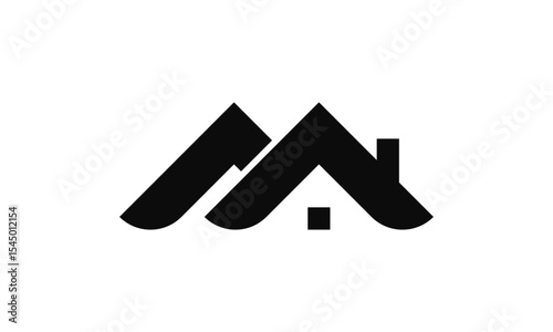 Minimalist House Logo Design – Clean and Simple Home Icon for Real Estate, Property, and Construction Branding