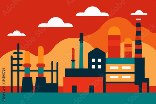 city skyline vector