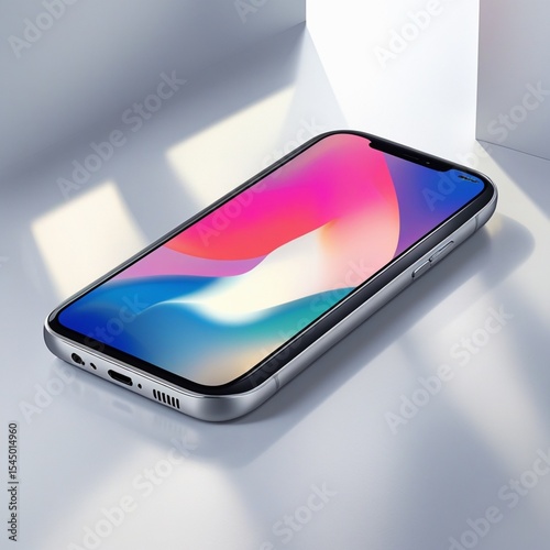 smart phone isolated on white