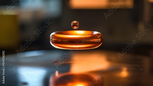 Superconducting Levitation of Yttrium Barium Copper Oxide Sample