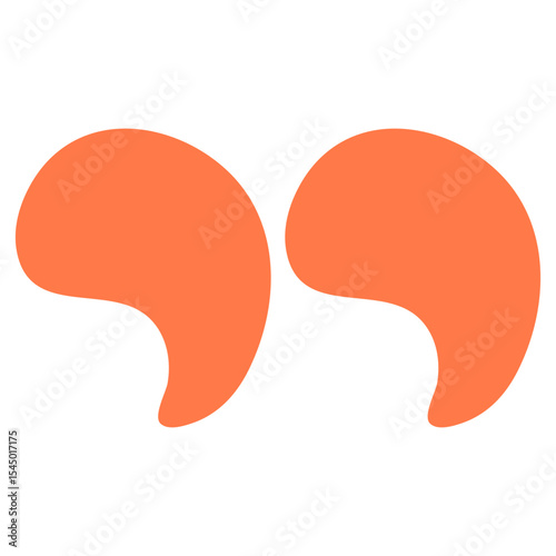 Quotes Mark Icon Element Set