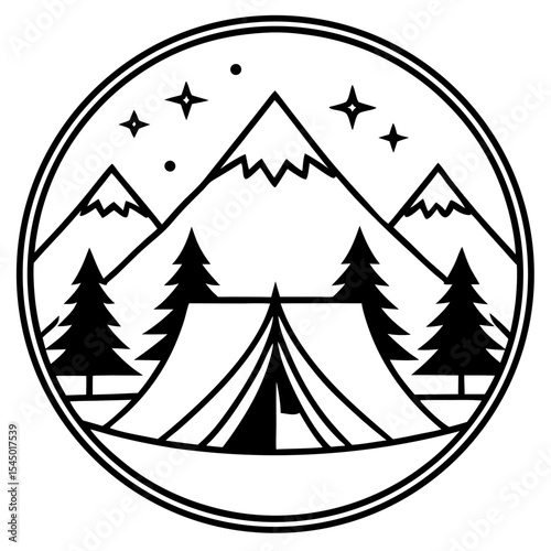 Retro Ridge Wilderness Art