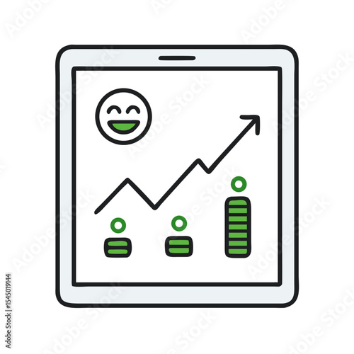 Positive Growth Trend on Tablet