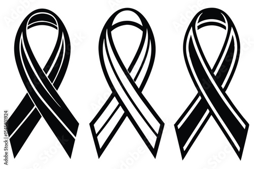 Awareness Ribbons  Vector Graphics for Support and Solidarity