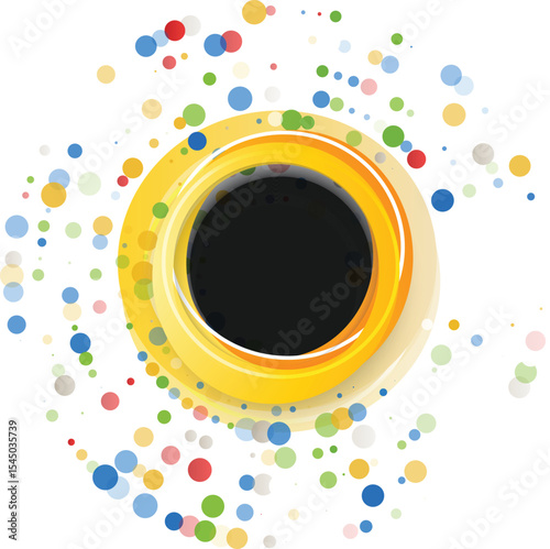 vector illustration of a coffee background