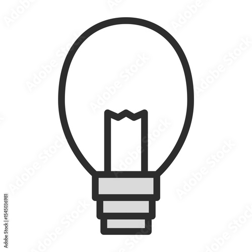 Lightbulb, idea, innovation, solution, inspiration, thought, discovery, bright, electric, energy, thinking, concept icons. Ideas & Creativity Vector Icon