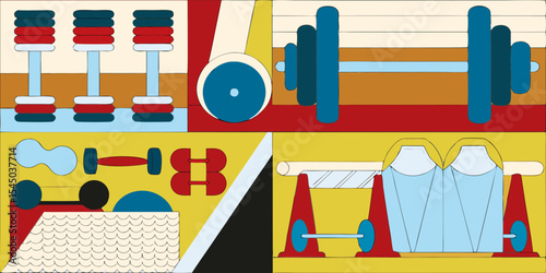 set of clothes pins and accessories