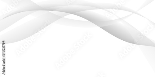 Fotografía white smooth light lines background