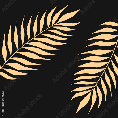 Luxury trendy decorative design gorgeous abstract vector illustration yellow artwork