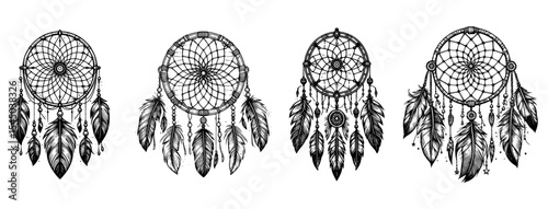 set of Indian dream catcher