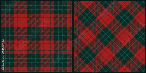 Classic plaid seamless pattern vector. Background graphic tartan fashion design use for print, texture, cloth, fabric, flannel.