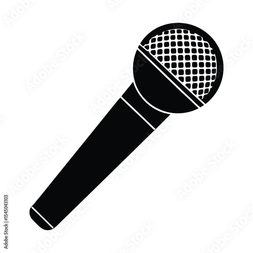 microphone isolated on white