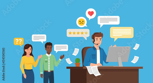 Efficient Customer Service Managing Feedback and Queries