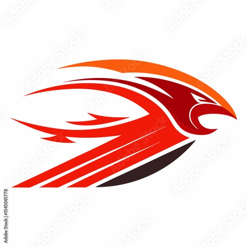 Vector art illustration of a mascot logo