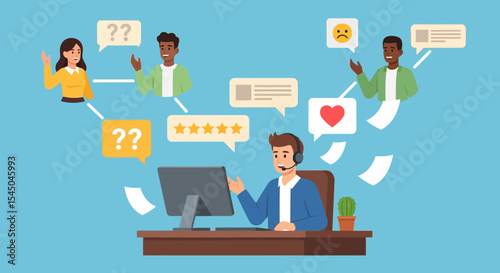 Efficient Customer Service Managing Feedback and Queries