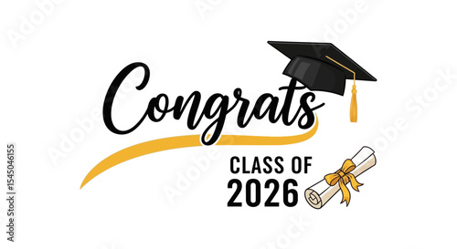 Congratulations Class of 2026 Graduation Celebration Design