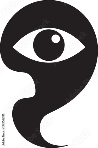 Abstract Eye Illustration Mystical, Spiritual, and Symbolic Design
