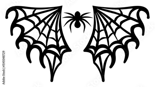 Scary spider and poisonous spider top frame