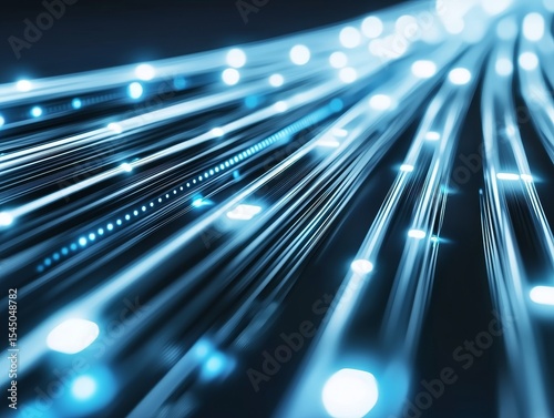 Bright Fibers Enable Communication Through Digital Pathways, Illuminating Connections Over Distances