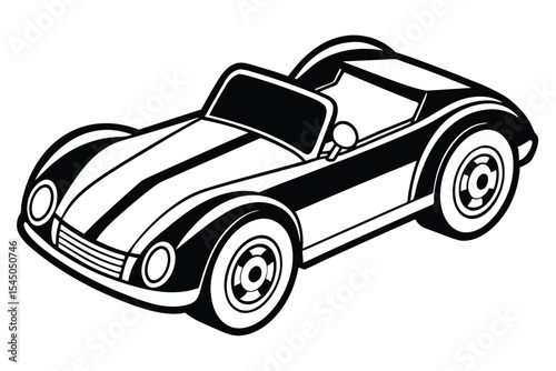 Classic Roadster A Vintage Car Illustration