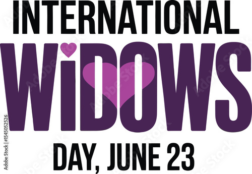 Heartbeat Widows Day Poster