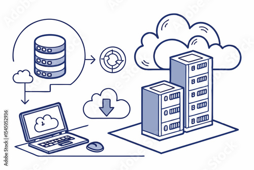 cloud computing concept