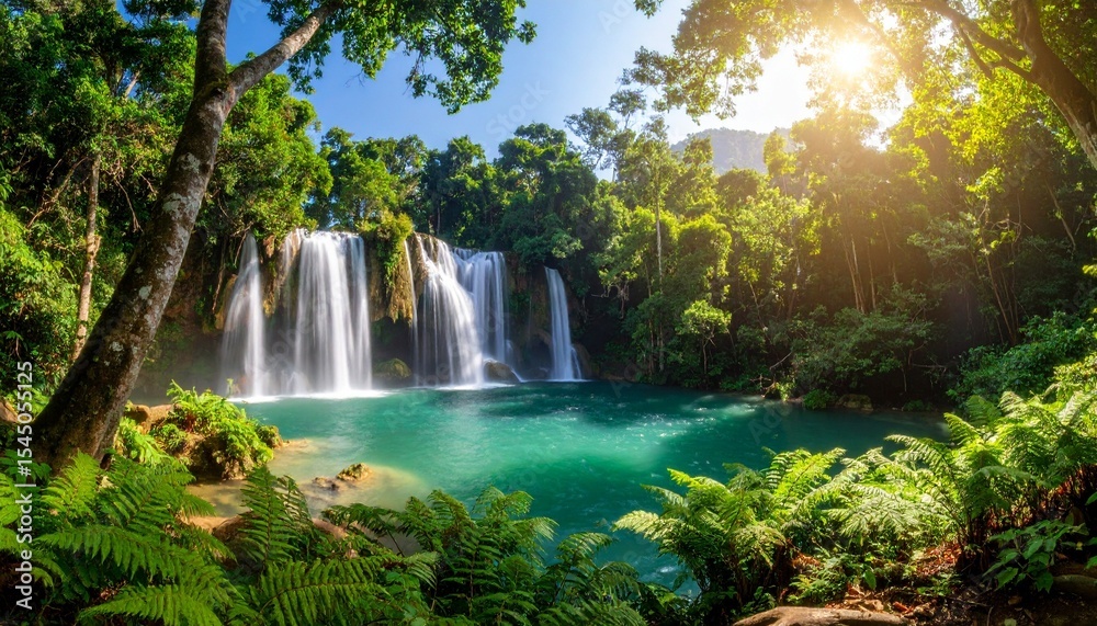 Fototapeta premium waterfall in the forest