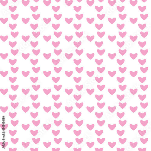 seamless pattern with pink heart