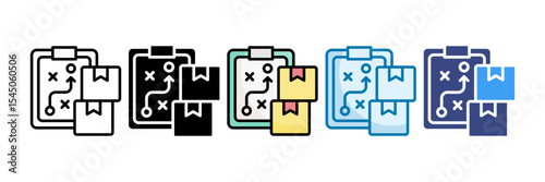 Product Strategy Icon Set Multiple Style Collection