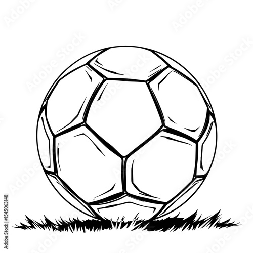 soccer, ball, football, sport, isolated, game, white, black, play, sports, object, leather, sphere, soccerball, goal, team, equipment, leisure, fun, circle, round, soccer ball, illustration, 3d, vecto