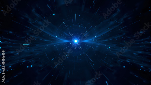 Stunning Cosmic Explosion in Deep Space