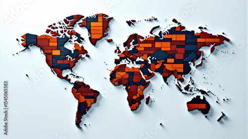 Global Shipping and Trade Map Overview
