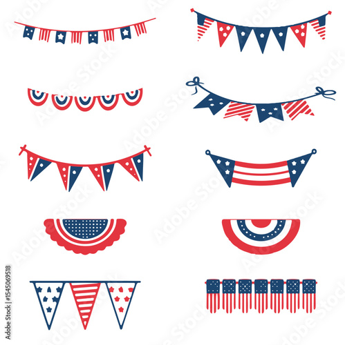 american flag bunting