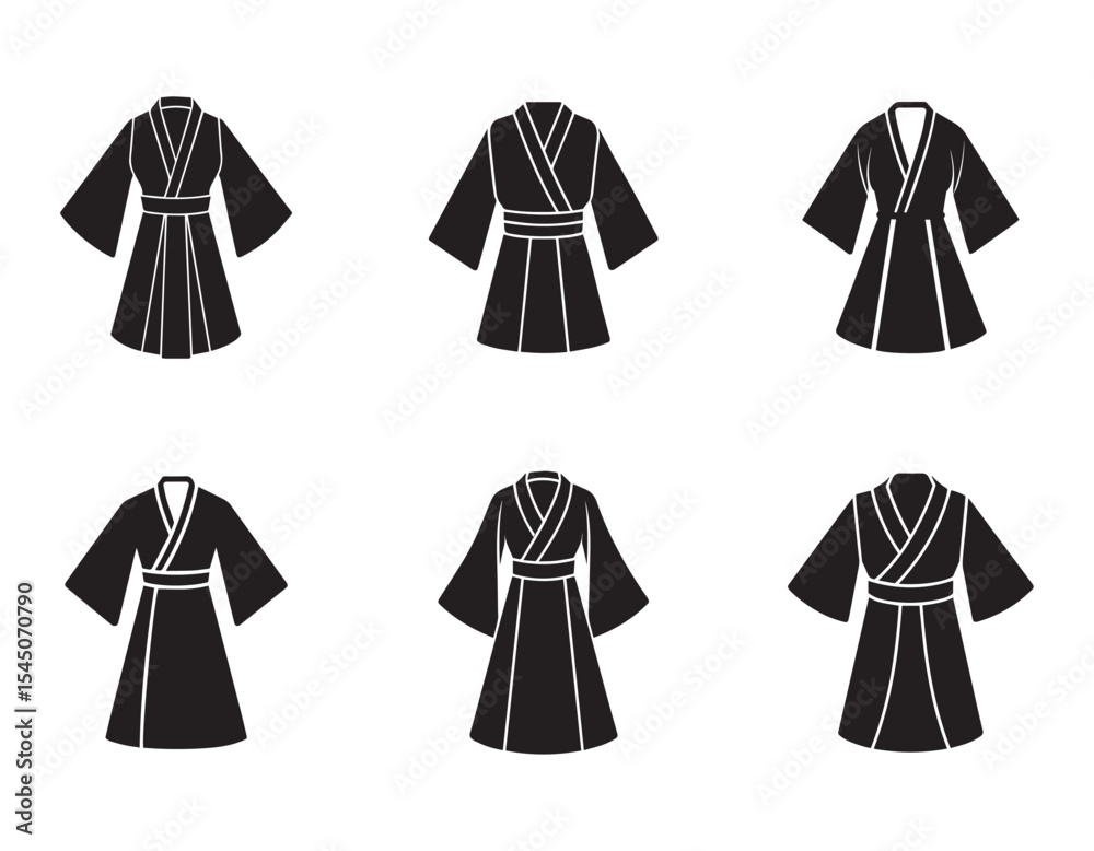kimono sketch icon silhouette vector illustration kimono sketch icon silhouette vector illustration