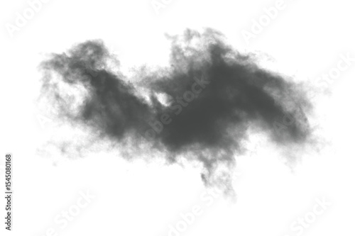 Smoke Cloud Effect on Transparent Background – Realistic Isolated Frog or Vapor Element for Design